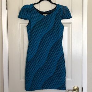 Urban outfitters Blue and black bodycon dress